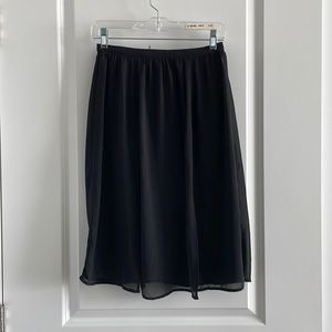 Slit Skirt with Slip Sz 0